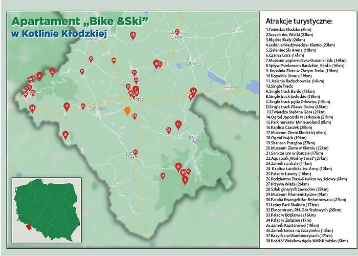 شقة Bike&ski Krosnowice